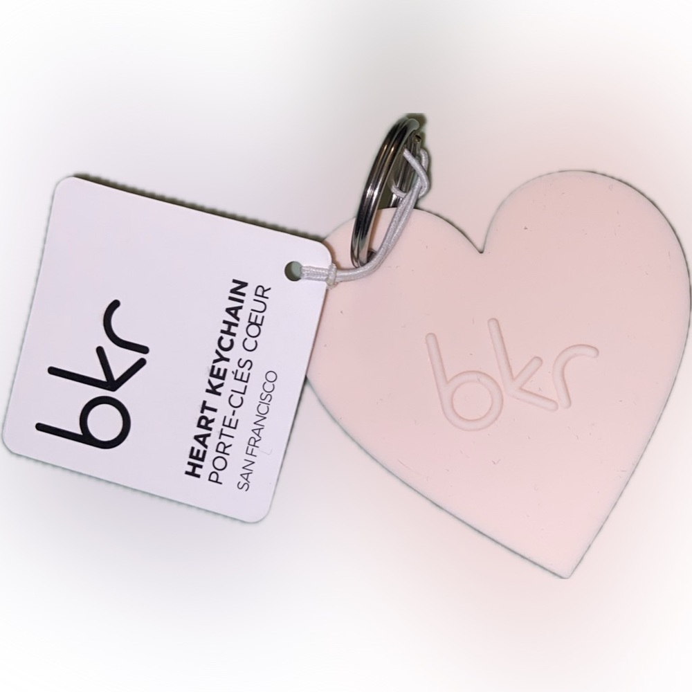 NWT bkr heart keychain
